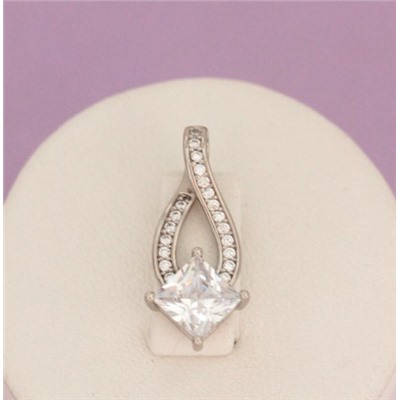 Кулон покрытие родий Н01-12264