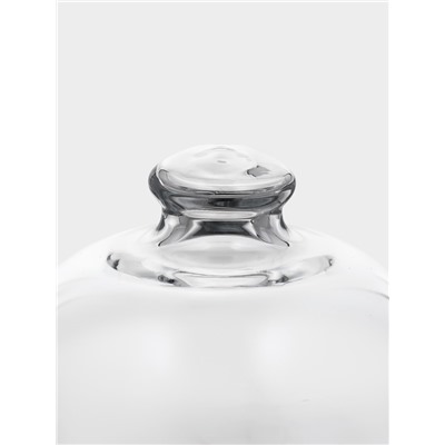 Ёмкости сервировочные Patisserie, 210 мл, с крышкой, набор 2 шт., стекло, прозрачные