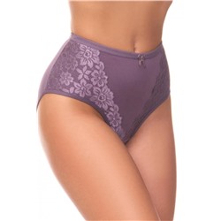 Трусы утягивающие с кружевом HoneyFormat 8005 (Слива)