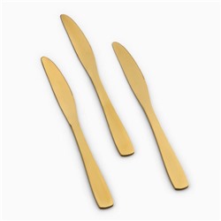 УЦЕНКА Столовые приборы из нержавеющей стали, 12 предметов, золотой