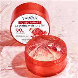 (ТРЕСНУТА КРЫШКА) Гель для тела и лица с Гранатом Sadoer, 300 гр.