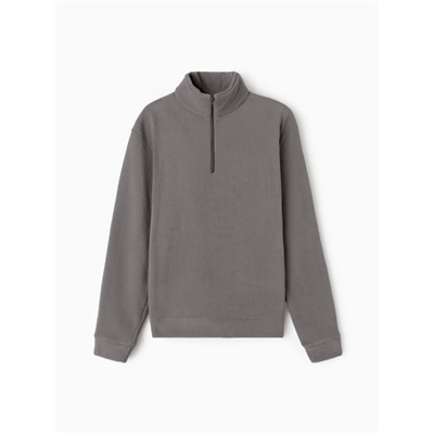 Джемпер флисовый мужской MINAKU: Fleece Soft, размер 44, графитовый