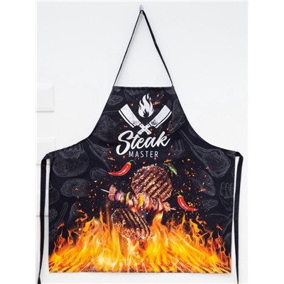 Фартук Этель Steak Master 73×71 см, 100% хлопок, саржа 190 г/м²