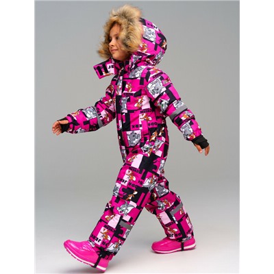 Комбинезон текстильный с полиуретановым покрытием для девочек