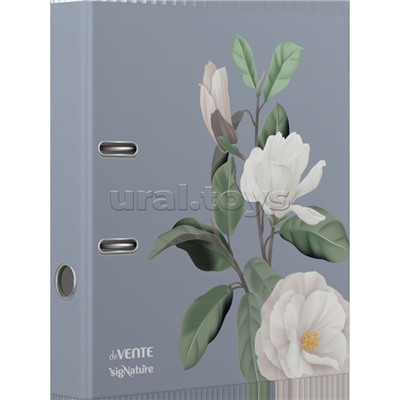 Папка с арочным механизмом "SigNature" A4 75 мм PP картонная разобранная, металлическая окантовка, запечатка форзаца, наварной карман с этикеткой, с рисунком