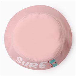Панама детская "SURE" MINAKU, цвет розовый, размер 54-56