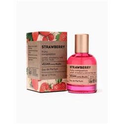 Парфюмерная вода женская Vegan Love Studio Strawberry, 50 мл (аромат земляники)