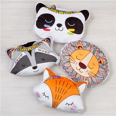 Подушка декоративная Крошка Я «Енотик», 35×25 см, велюр, 250 г/м²