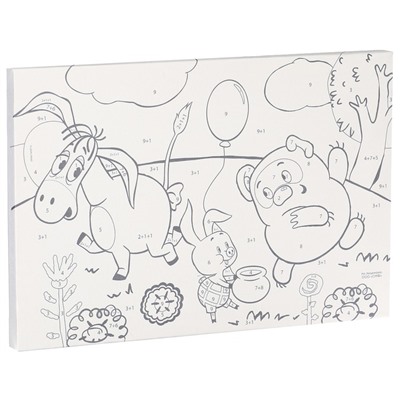 Картина по номерам для детей «Винни-пух», 20×30 см