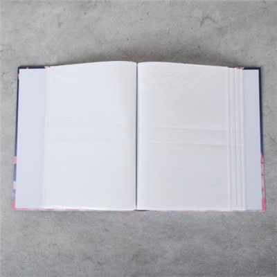 Фотоальбом 200 фото 10х15 Цветы / 9311 /уп 36/ (Синий)