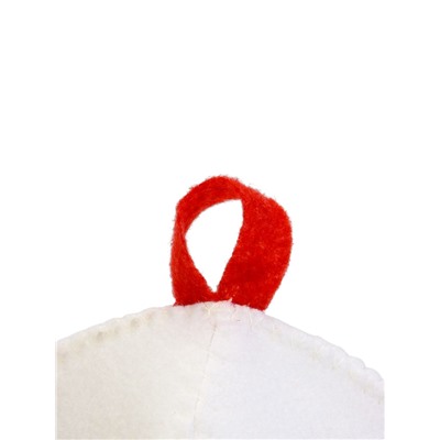 Шапка для бани и сауны, с аппликацией «Со мной стыдно, зато весело», полиэфир 70%, шерсть 30%