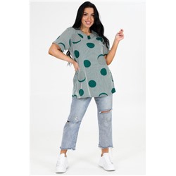 Туника 6087 (Зеленая полоска)