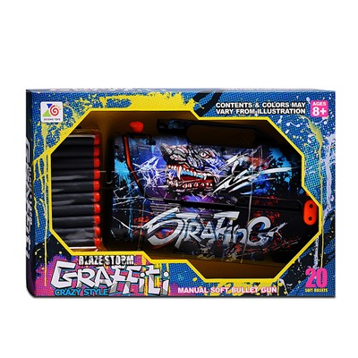 Бластер "Дракон" с мягкими пулями, в коробке