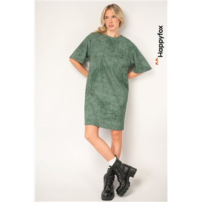 Женское платье-футболка оверсайз Happyfox