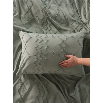 Постельное бельё 2-спальное LoveLife Tufting Орнамент, микрофибра