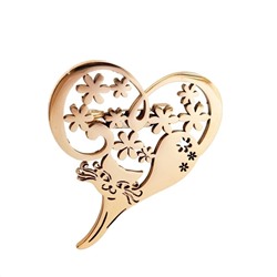 Брошь из стали