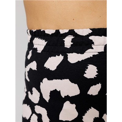 Юбка женская Ю-17 (Черный леопард)