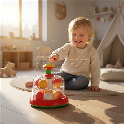 Юла-карусель с шариками