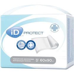 Пеленки iD Protect Expert, 60×90 см, 30 шт.