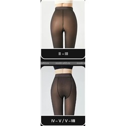 Женские колготки "Вторая кожа" имитация капрона с начесом 380 den арт. 9656