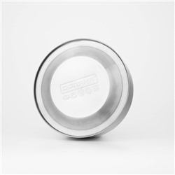 Чайник со свистком Доляна «Чёрная ночь», 3 л, нержавеющая сталь, фиксированная ручка, хромированный