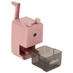 Точилка механическая с контейнером "HORNS" розовая MTHR-Rd inФОРМАТ