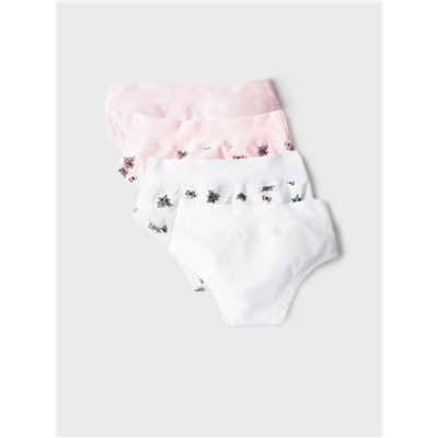 Трусы трикотажные для девочек, 4 шт в комлекте