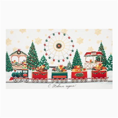 Набор подарочный новогодний «Этель. Новогодняя ярмарка»: фартук, полотенце, прихватка