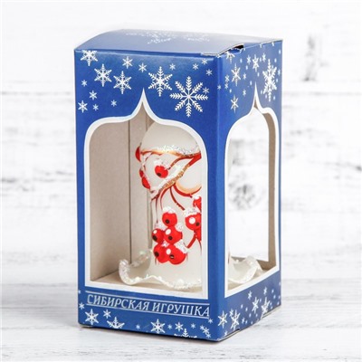 Ёлочная игрушка «Рябинка», h=12 см, МИКС