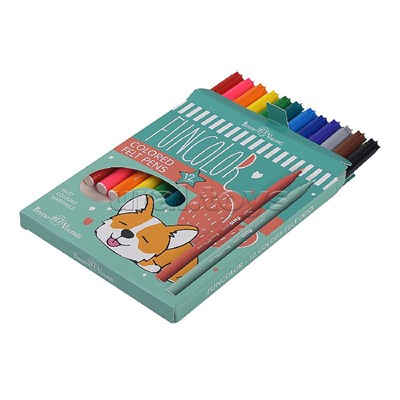 Фломастеры "Funcolor" 12 цв.