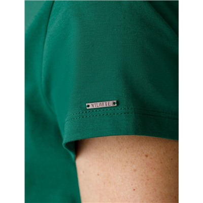 Футболка из премиального хлопка с эластаном