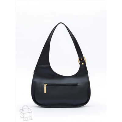 Сумка женская кожаная 1079M black  Polina&Eiterou  в Новосибирске