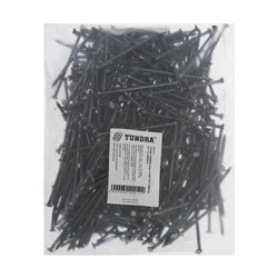 Гвозди ТУНДРА, строительные, ГОСТ 4028-63, без покрытия, 2.5×60 мм, фасовка 1 кг