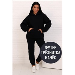 Худи на резинке унисекс, Арт. 1045 (Черный)