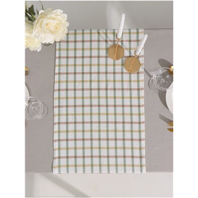 Дорожка Этель Harmony 40×150 см, 100% хлопок, рогожка 186 г/м²