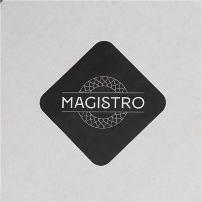 Кувшин для воды Magistro «Богема», 1 л, 13×9×23 см, стекло, с металлической крышкой, прозрачный, медный
