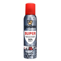 Аэрозоль Репеллент Gardex Extreme Super, от комаров и клещей, 150 мл