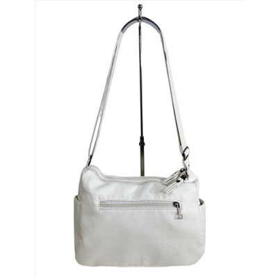 Женская сумка из искусственной кожи, цвет белый