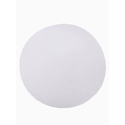 Скатерть «Доляна», круглая, белая, d=200 см