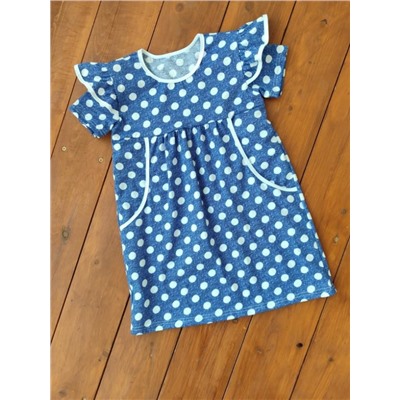 Платье ЛАДА 33060 кулирка КР (Горох)