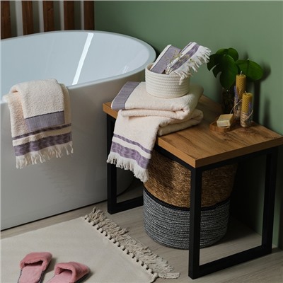 Полотенце махровое Love Life «Бриз» 30×50 см, гранатовый