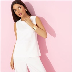 Блуза прямого кроя, Кейт Мосс отдыхает (white)