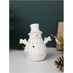 Фигурка Снеговик с подсветкой 10 см новогодний / FP23679 /уп 72/LED