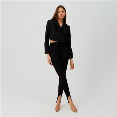 Легинсы классические женские MINAKU: Casual Collection, чёрные, размер 42