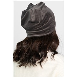 Комплект шапка шестиклинка и снуд (серая) ШШС7-23М