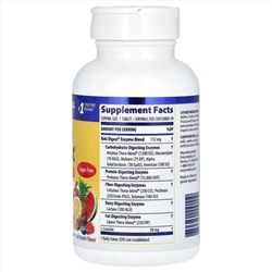 Enzymedica, Kids Digest, жевательные пищеварительные ферменты, фруктовый пунш, 90 жевательных таблеток