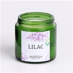 Ароматическая свеча в банке из соевого воска Spring Flowers. Lilac, 25 ч, 120 мл, сирень