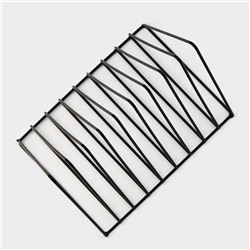Подставка под разделочные доски Доляна «Лофт», 26×18×21, чёрная