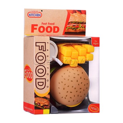 Игровой набор продуктов "Fast Food. Бургер" в коробке