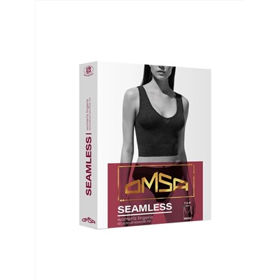 Omsa Топ БOmD_S Wafle 1242-01SS Майка "Toп" женская (топ удлиненный на широких бретелях), PA